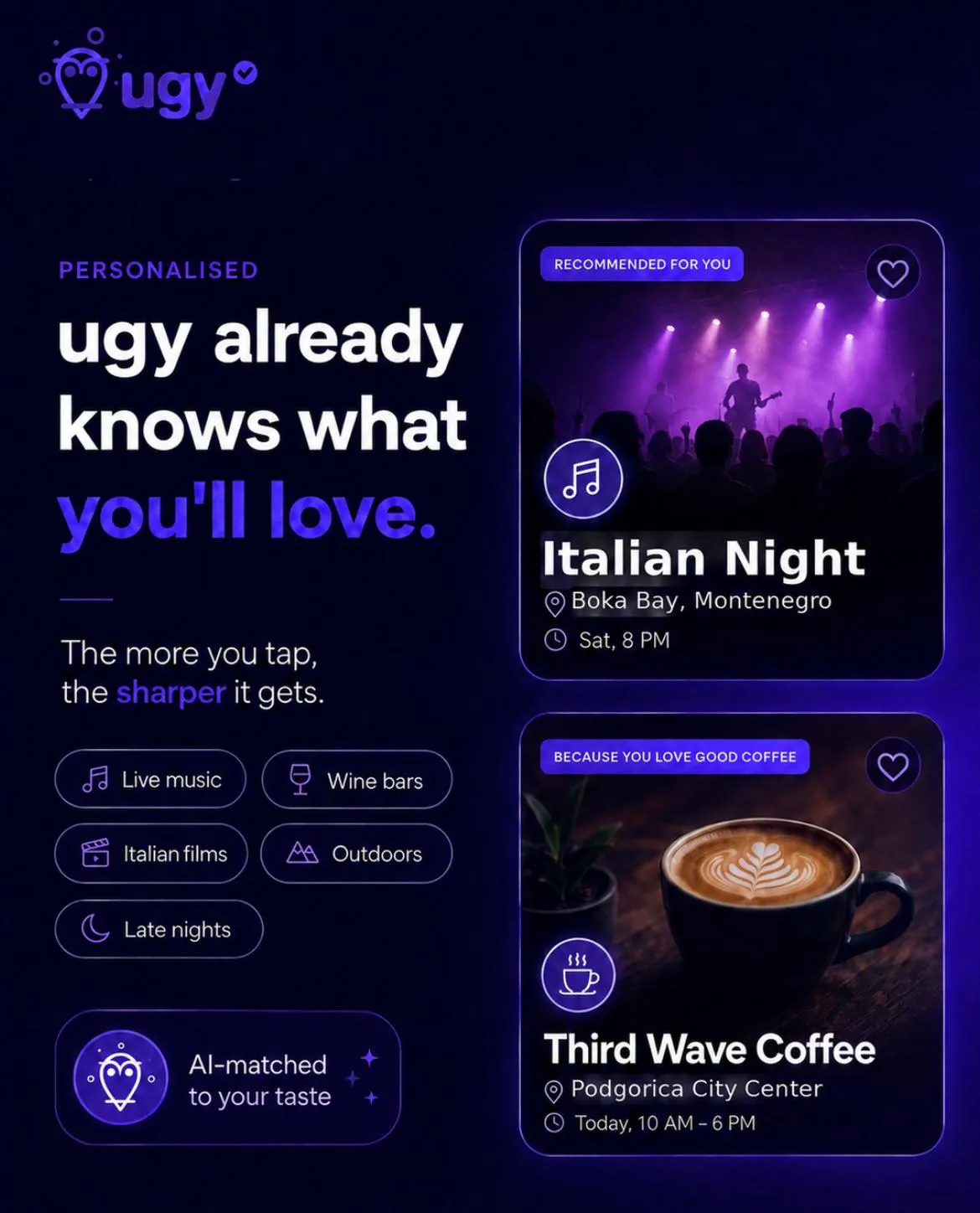 UGY AI-Powered Event Discovery gallery image