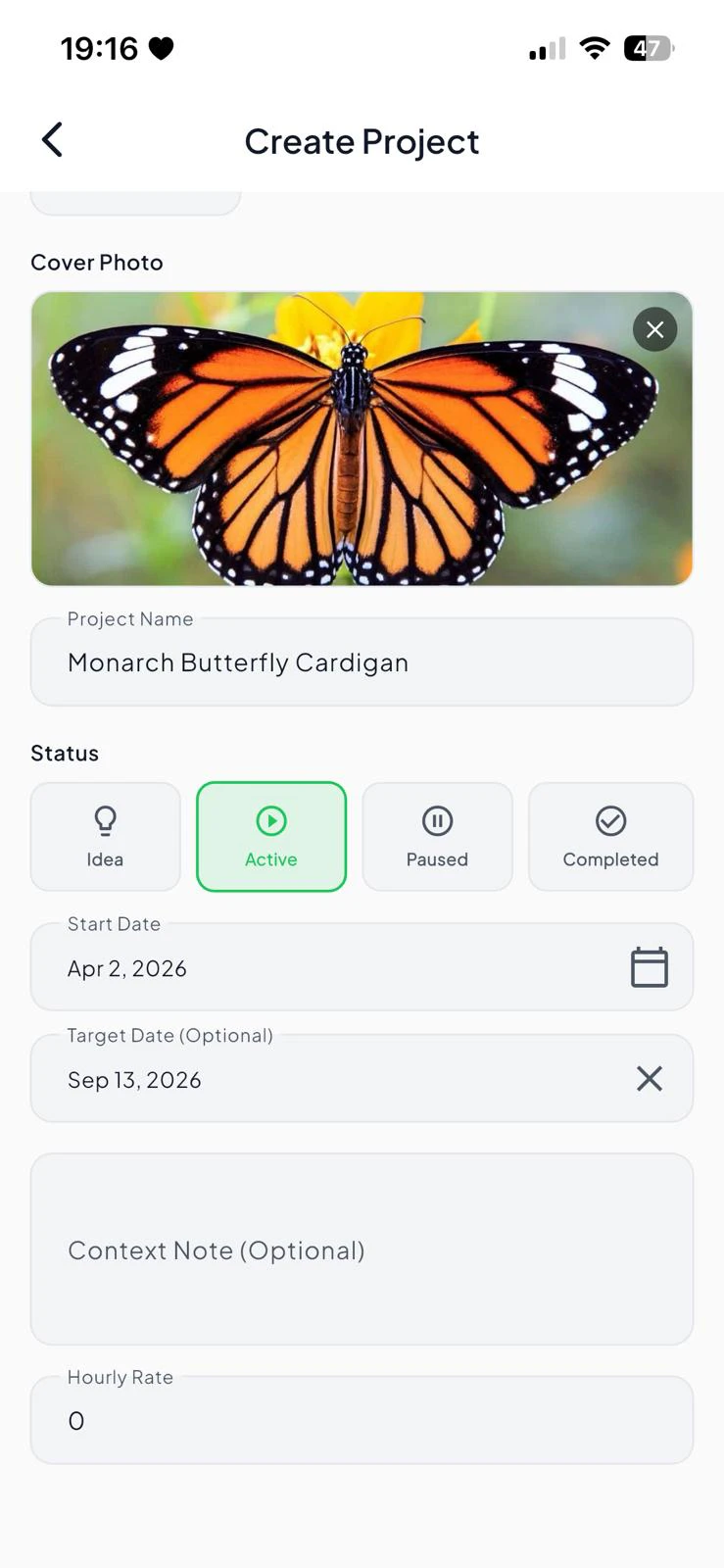 Krafio - Craft Project Tracker screenshot 1