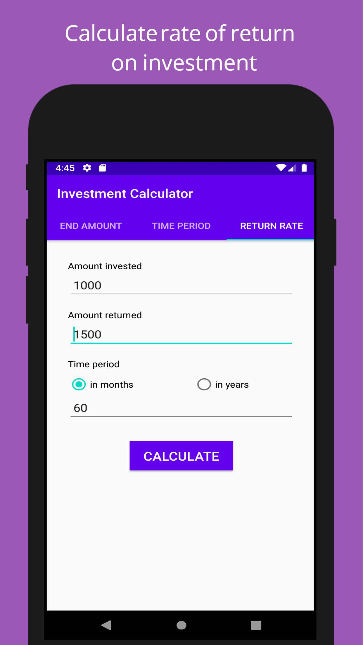Investment Calculator: 3 Features, 1 App gallery image