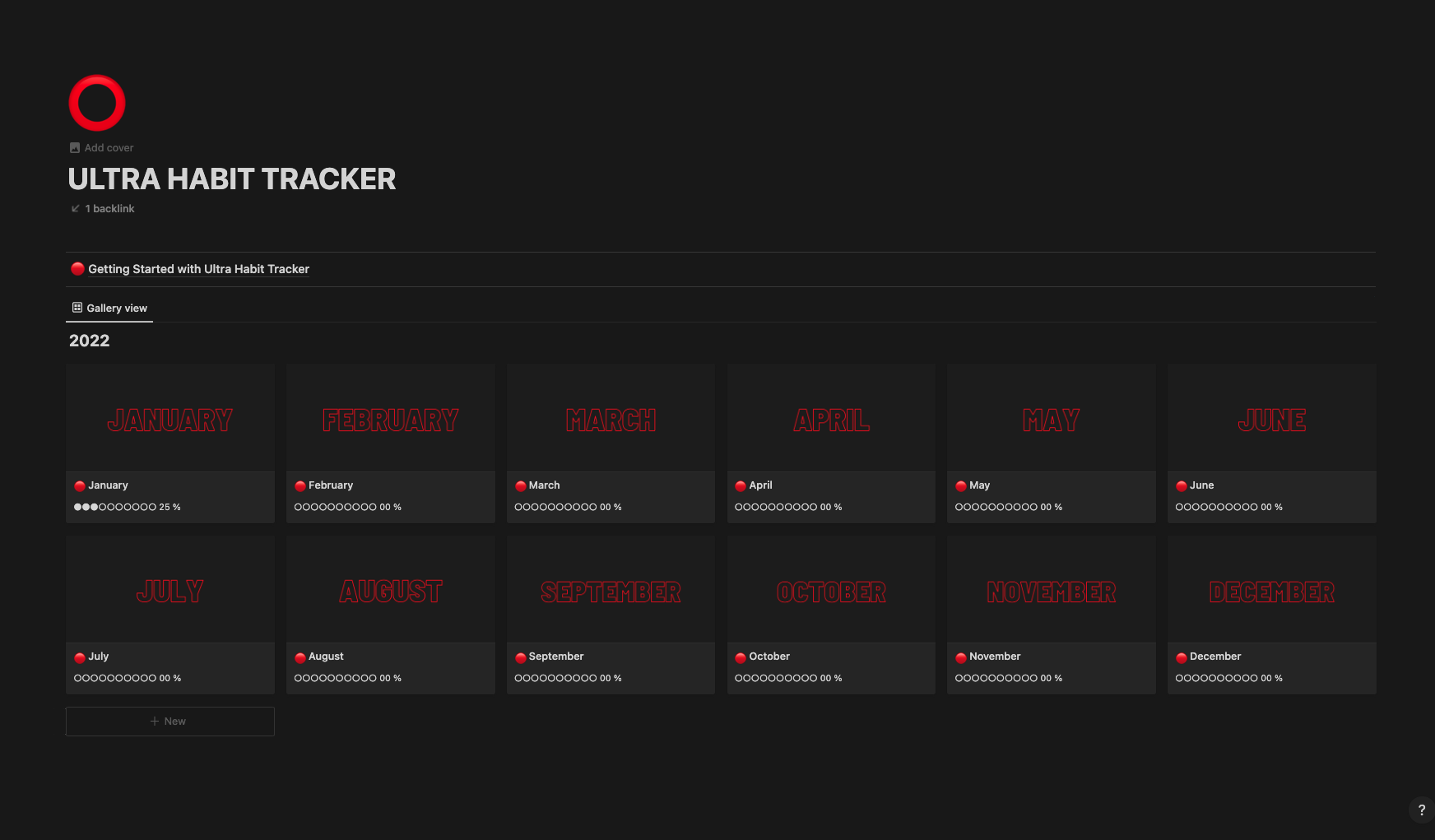 [NOTION] ULTRA HABIT TRACKER gallery image