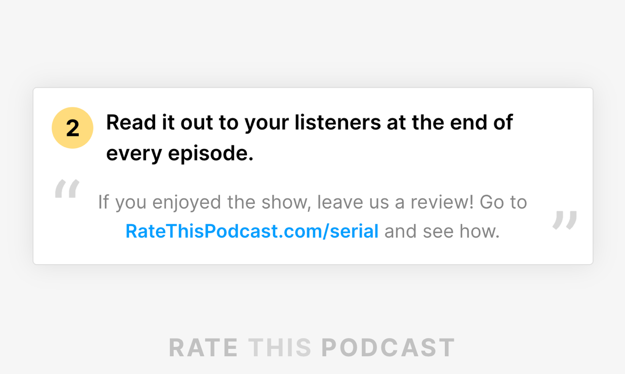 Rate This Podcast gallery image