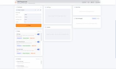 ARE Playground—Action Rule Event Engine gallery image