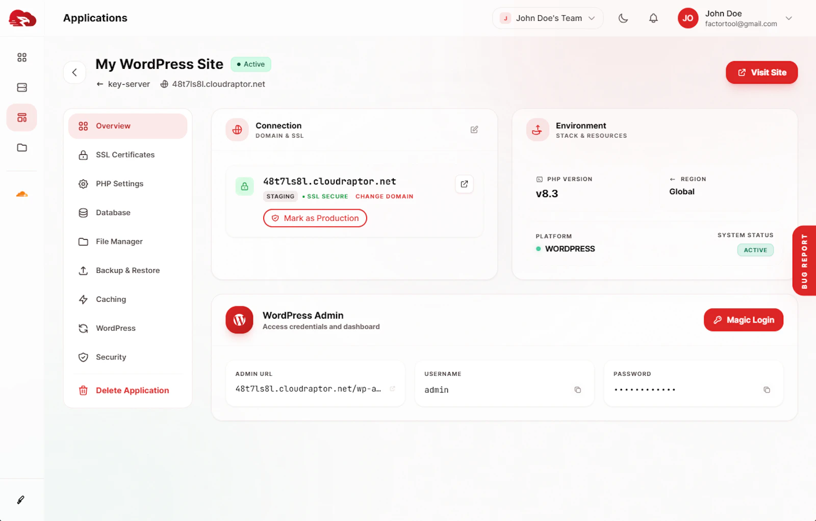 CloudRaptor screenshot 5