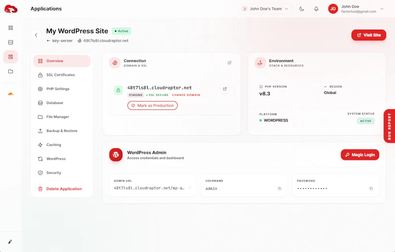 CloudRaptor screenshot 5