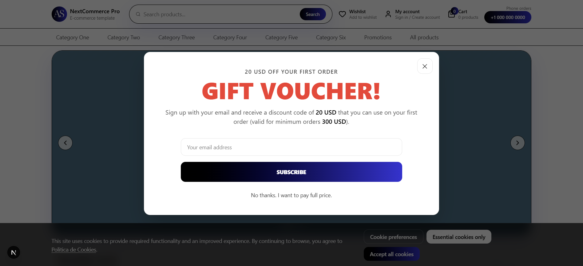 NextCommerce Pro gallery image