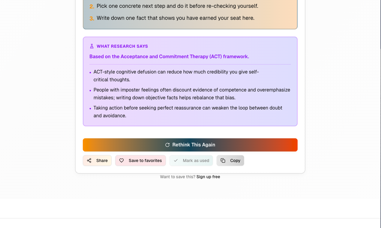 Quick Rethink gallery image
