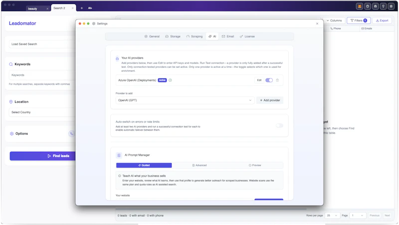 Leadomator screenshot 5