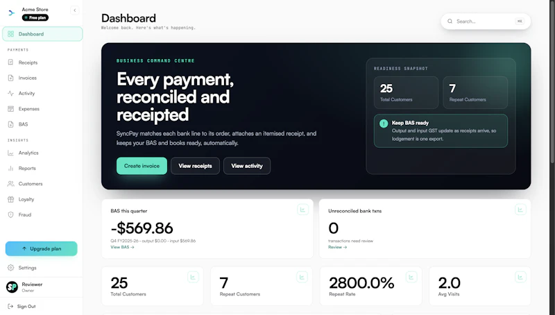 SyncPay  screenshot 1