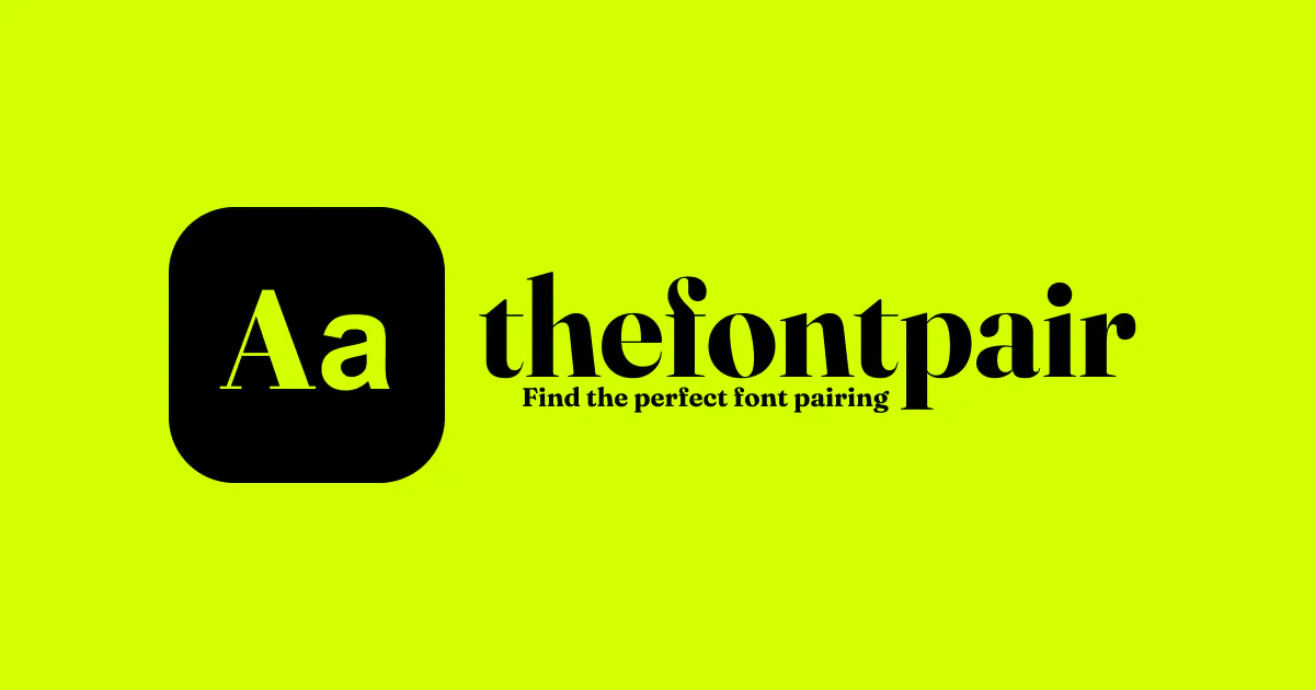 TheFontPair gallery image
