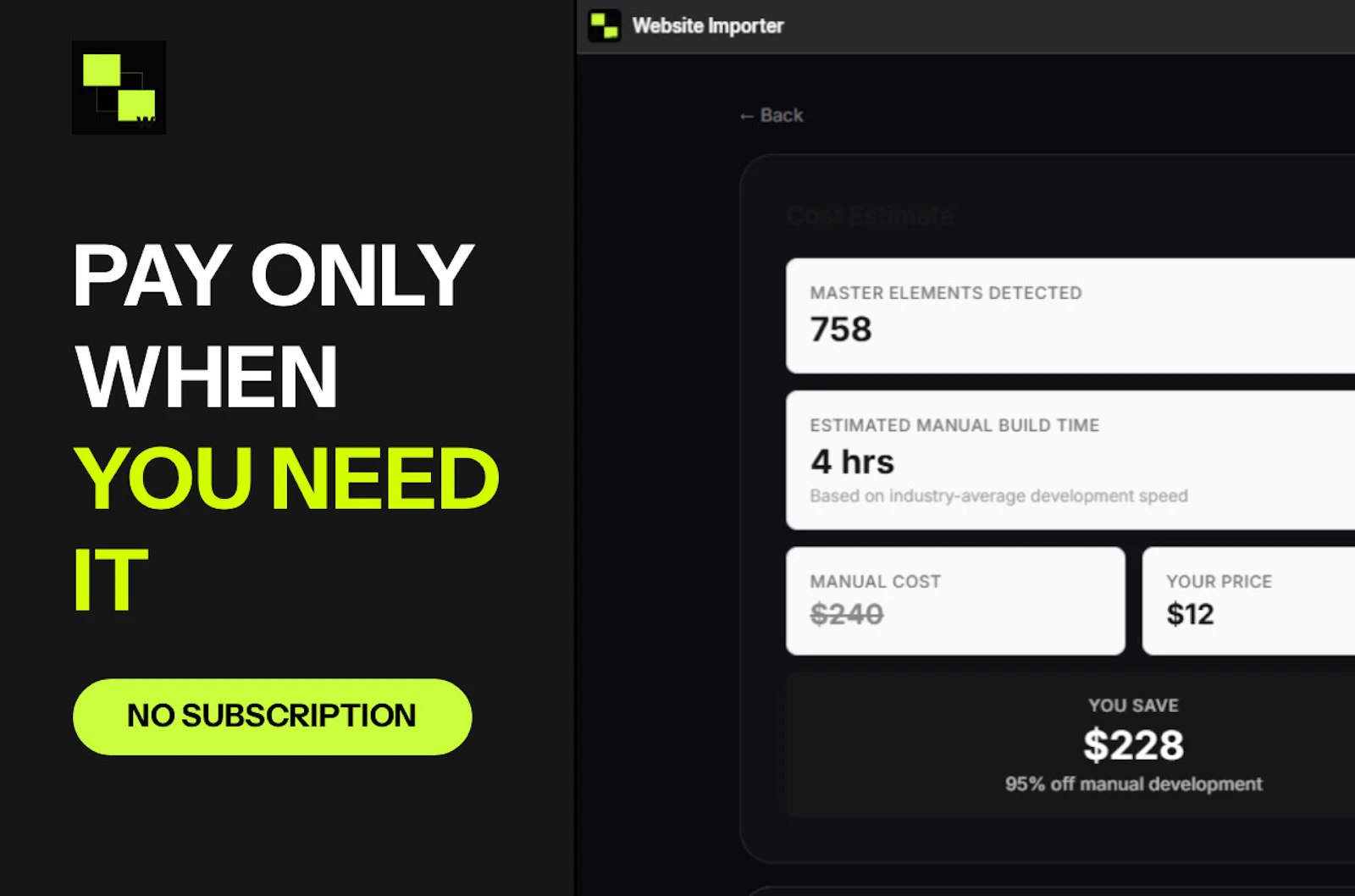 Website Importer for Webflow screenshot 3