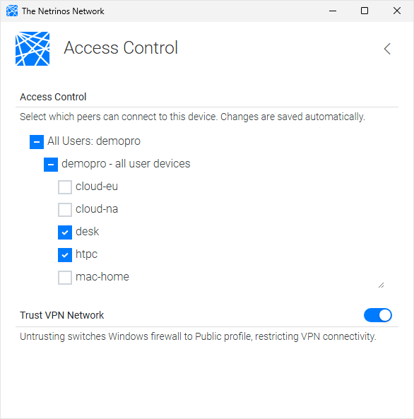 Netrinos Pro - Screenshot 4 showing product features and functionality