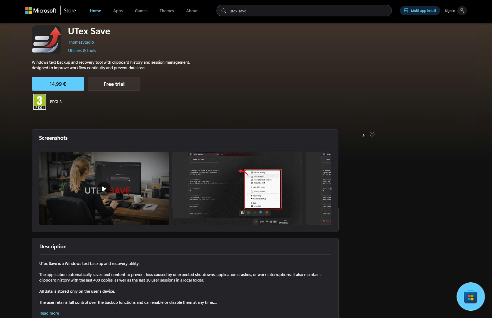 UTexSave gallery image