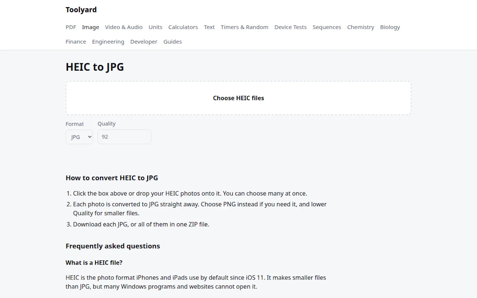 Toolyard screenshot 2