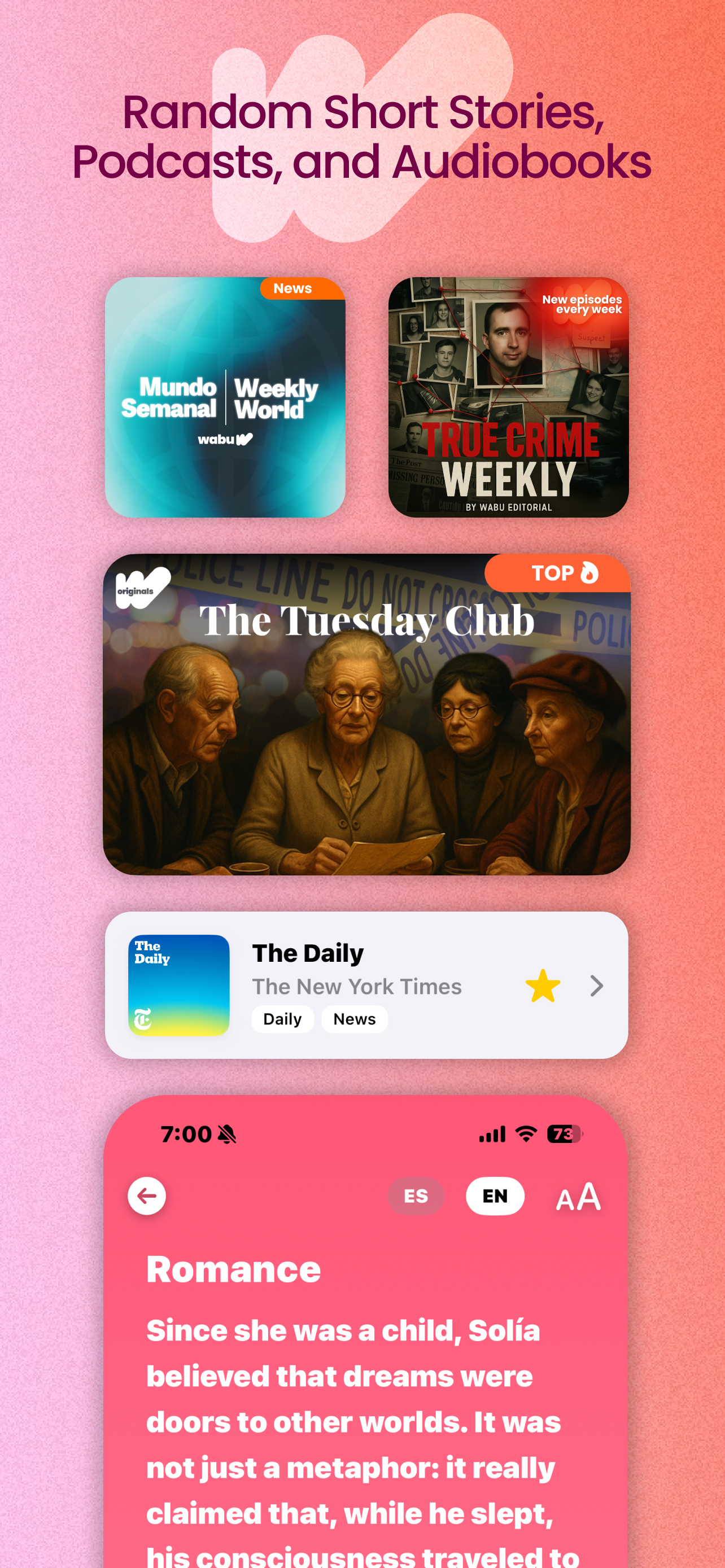 Média Il a brisé - L'application pour les nouvelles, les livres audio et les podcasts 3