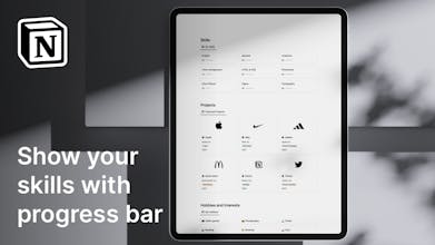Resume Builder Notion Template gallery image