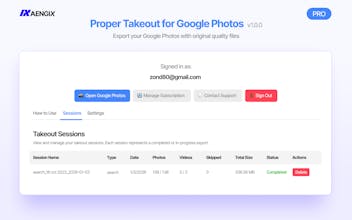 Proper Takeout for Google Photos gallery image