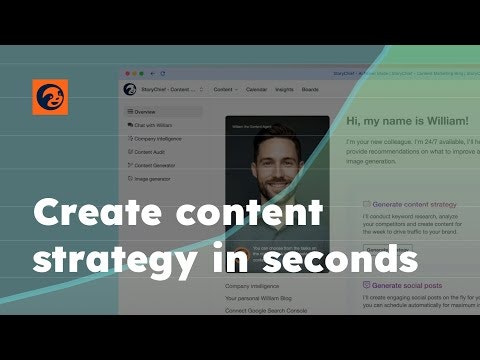 startuptile William AI Agent by StoryChief-Content Research and Calendar Scheduling