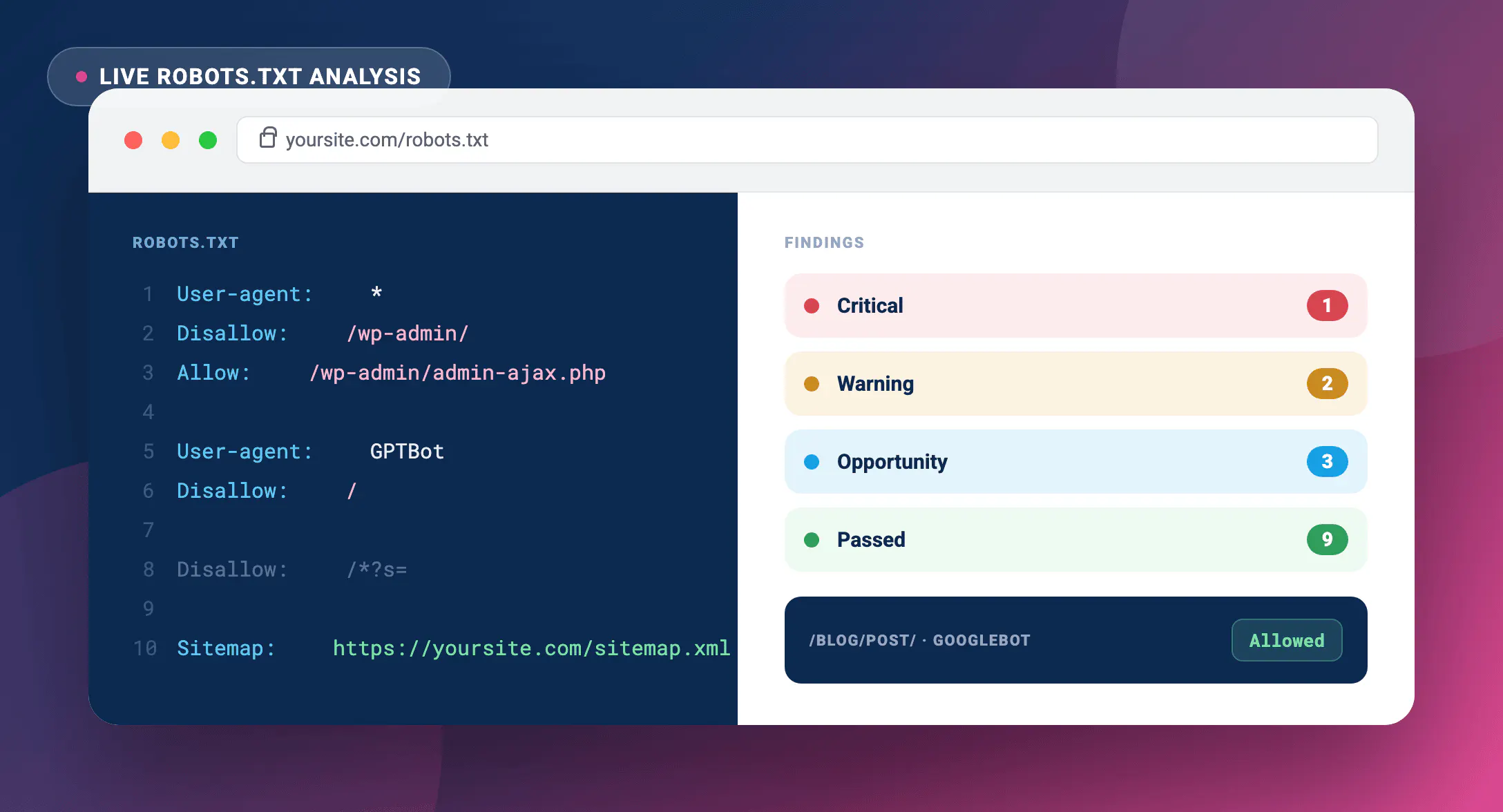 Robots.txt Validator & Testing Tool gallery image