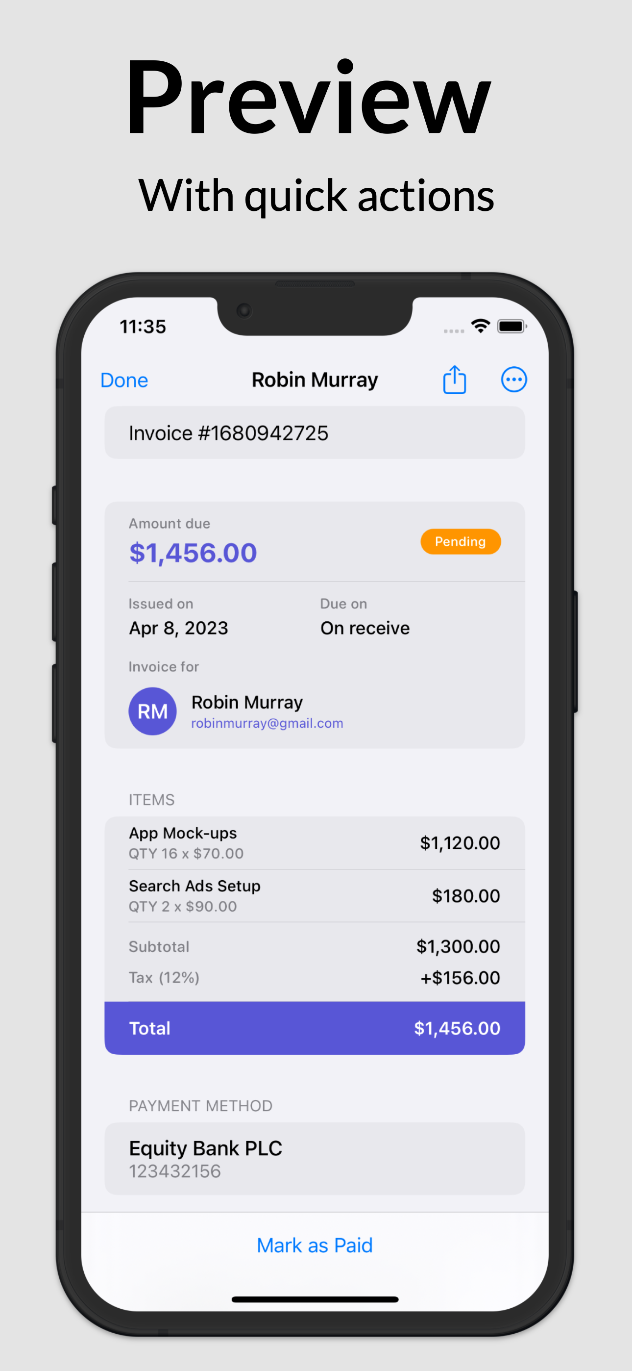 Invoice Generator gallery image