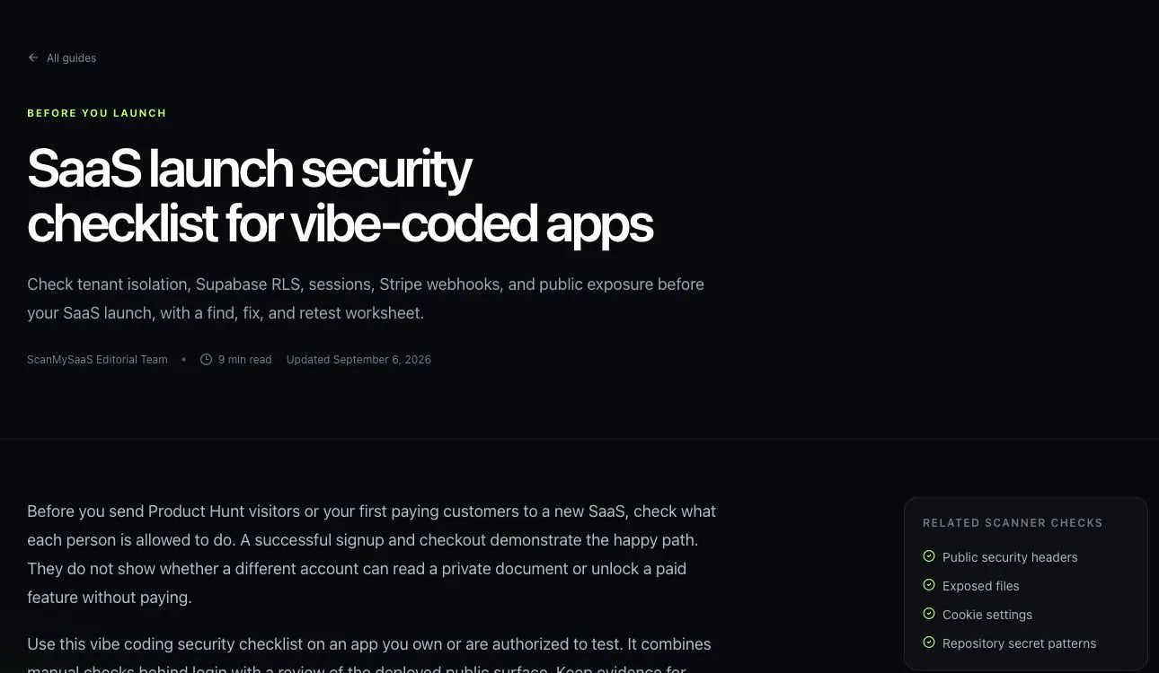 ScanMySaaS 截图 3