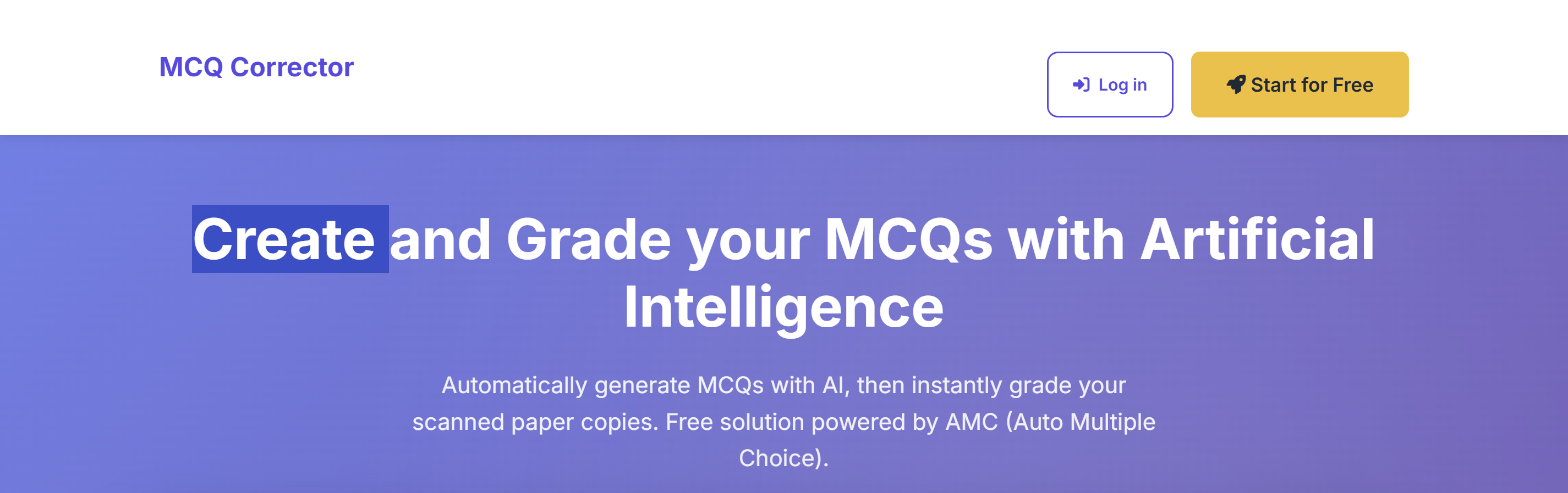 MCQ Corrector