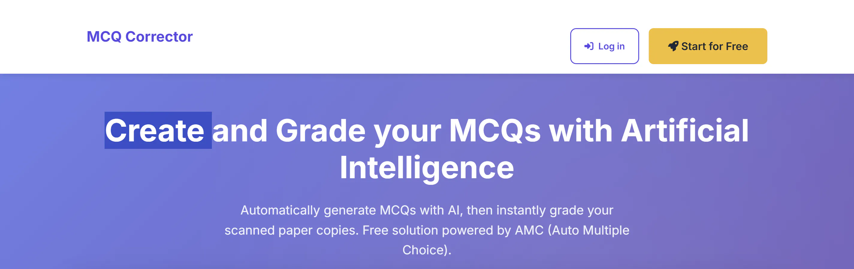 MCQ Corrector