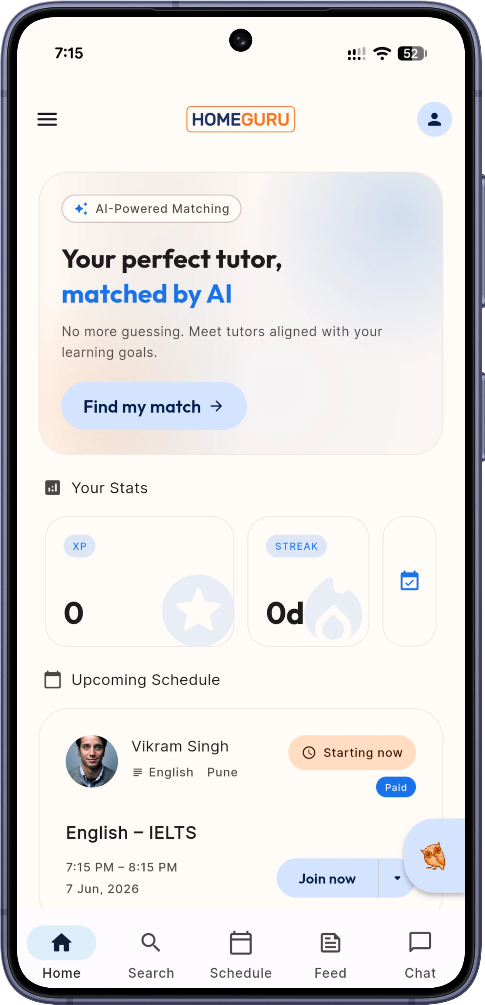 HomeGuru - Connecting Learner to Tutors screenshot 4