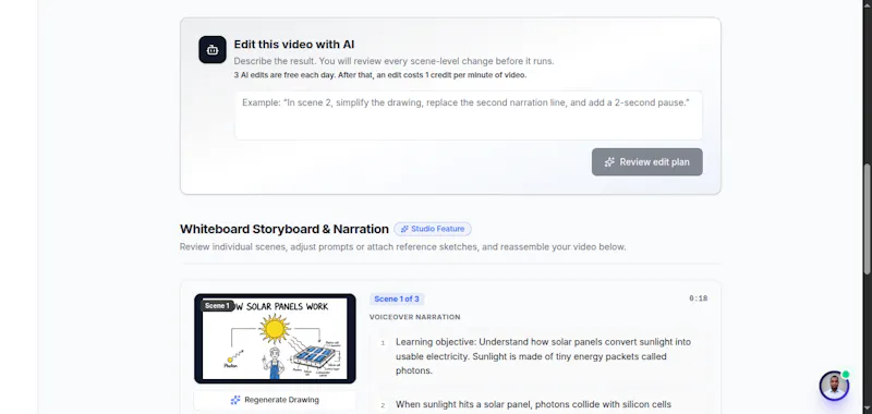 TimaLens — AI Whiteboard Video Explainer screenshot 3