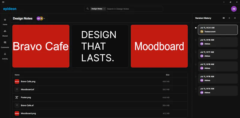 Epideon screenshot 2