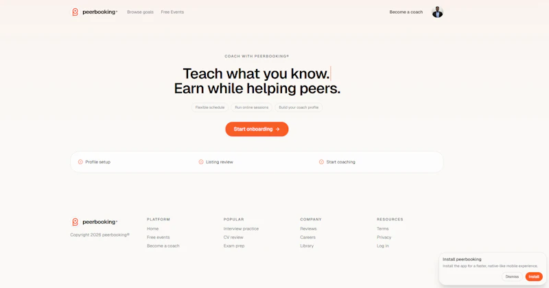 peerbooking screenshot 4