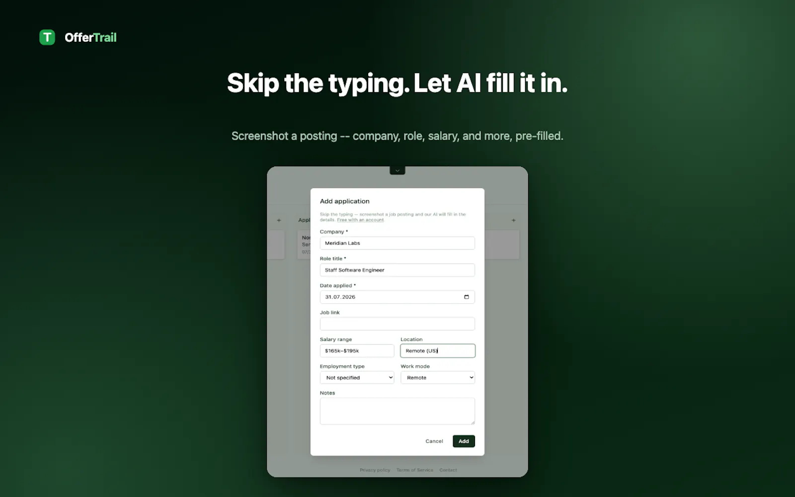 OfferTrail screenshot 2