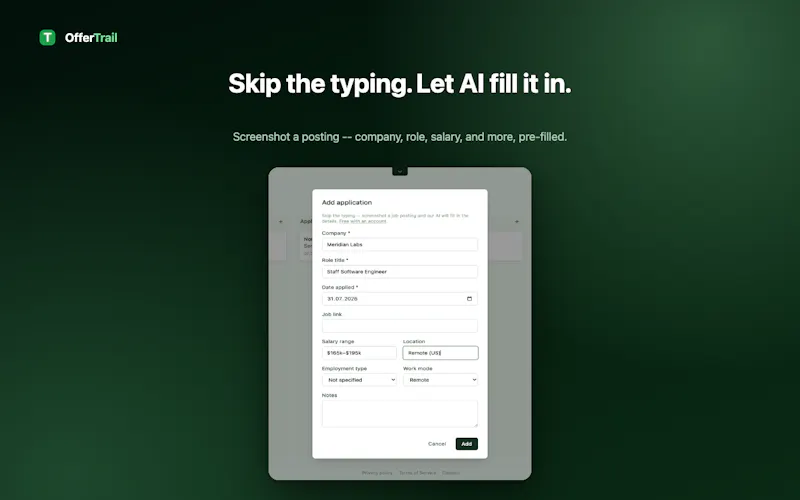 OfferTrail screenshot 2