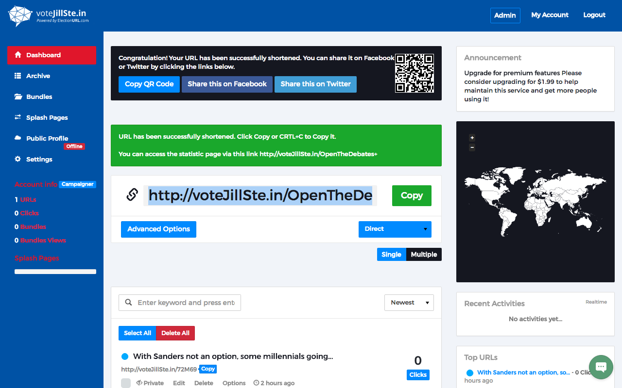 voteJillSte.in ElectionURL Maker gallery image