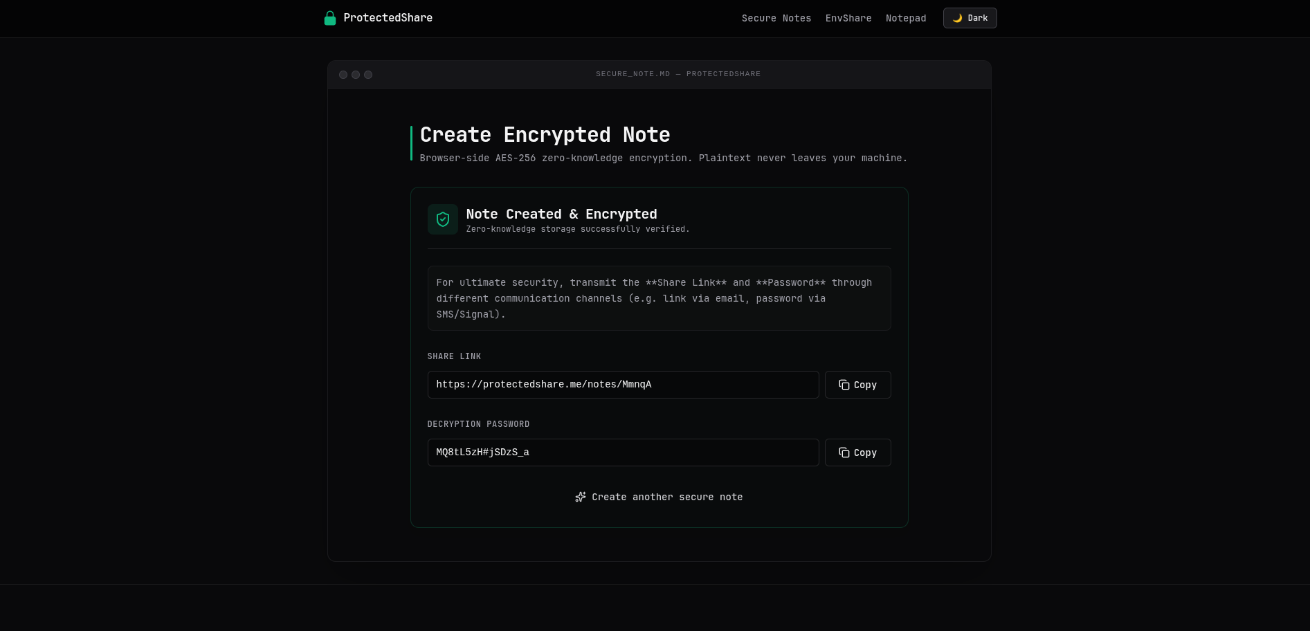 ProtectedShare gallery image