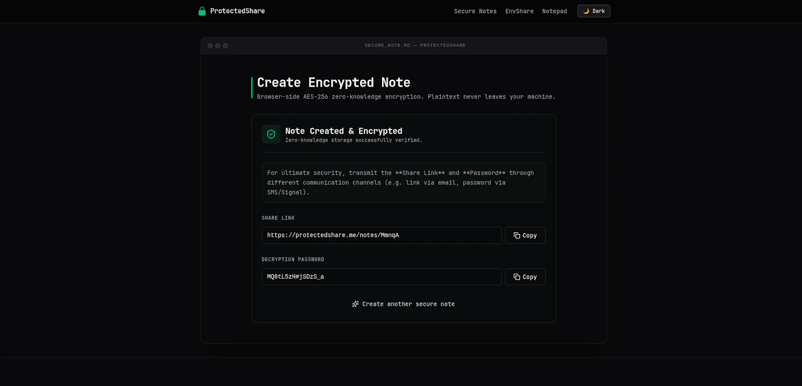 ProtectedShare screenshot 3