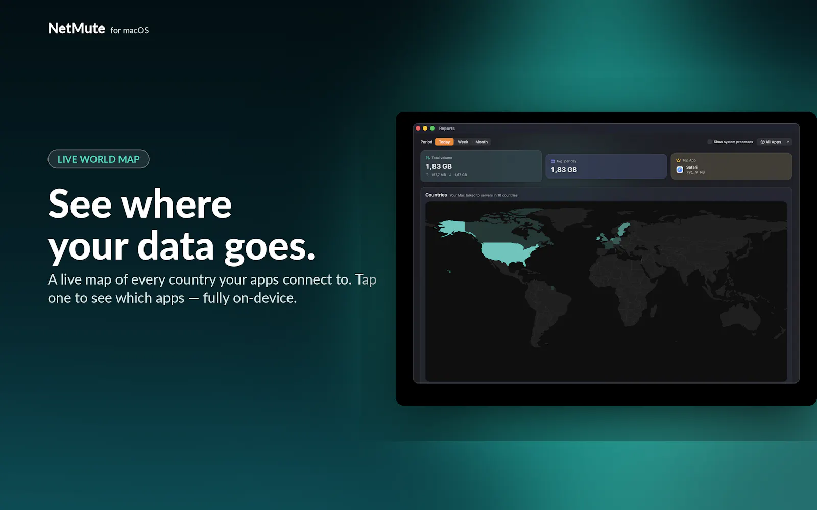 NetMute: Block Tracker for Mac screenshot 2