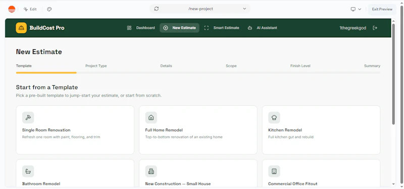 BuildCost Pro screenshot 1