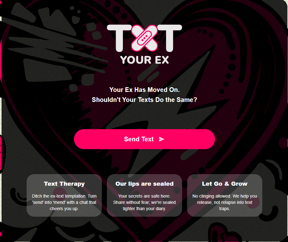 startuptile Txt Your Ex-Use AI to help cope with your breakup