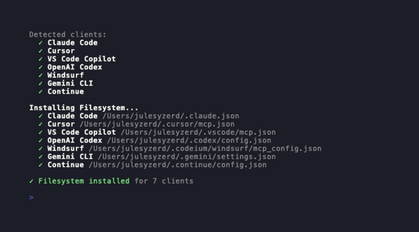 npm for MCP servers gallery image