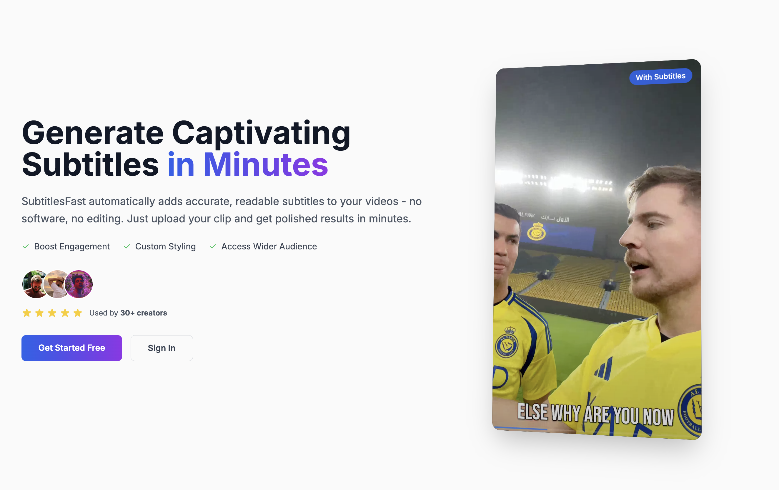 SubtitlesFast gallery image