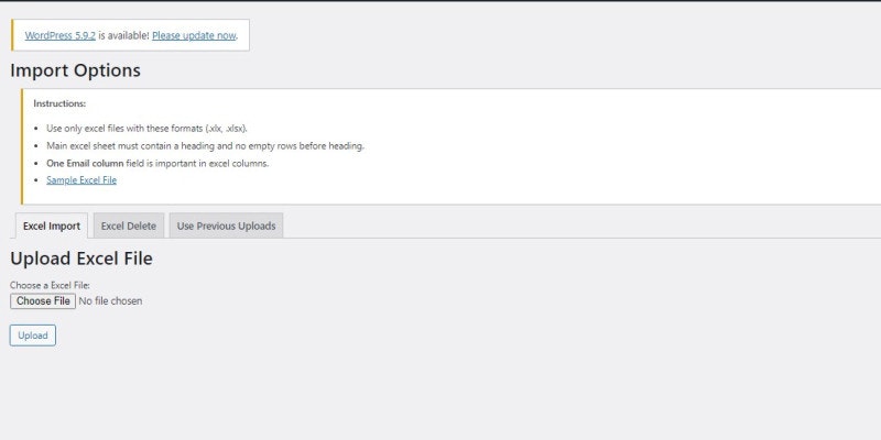 Média WordPress: Importer et supprimer les utilisateurs en vrac 2
