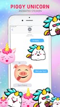 Piggy & Unicorn Animated Emojis gallery image