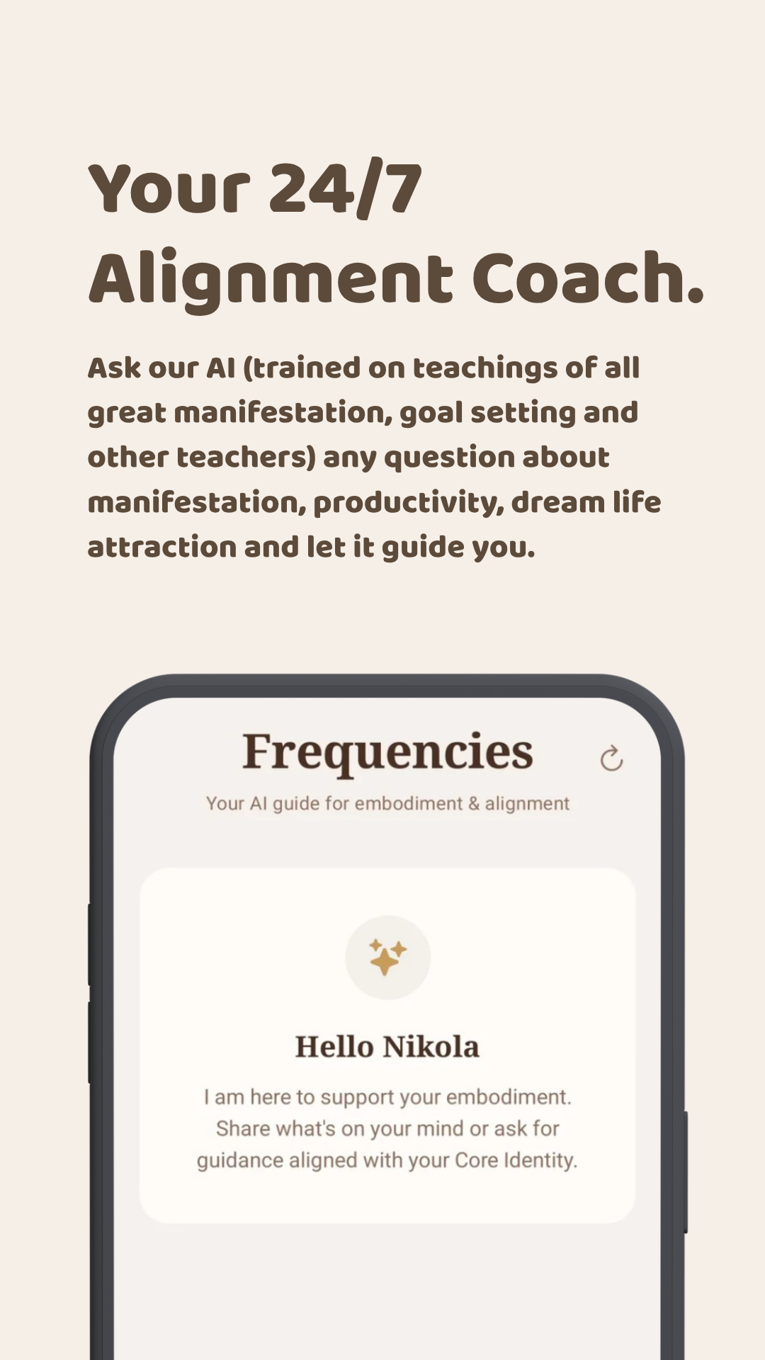 Align: Identity Reprogramming App - Screenshot 3 showing product features and functionality
