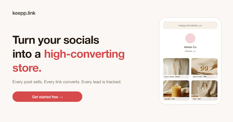 Keepp. Link screenshot 1