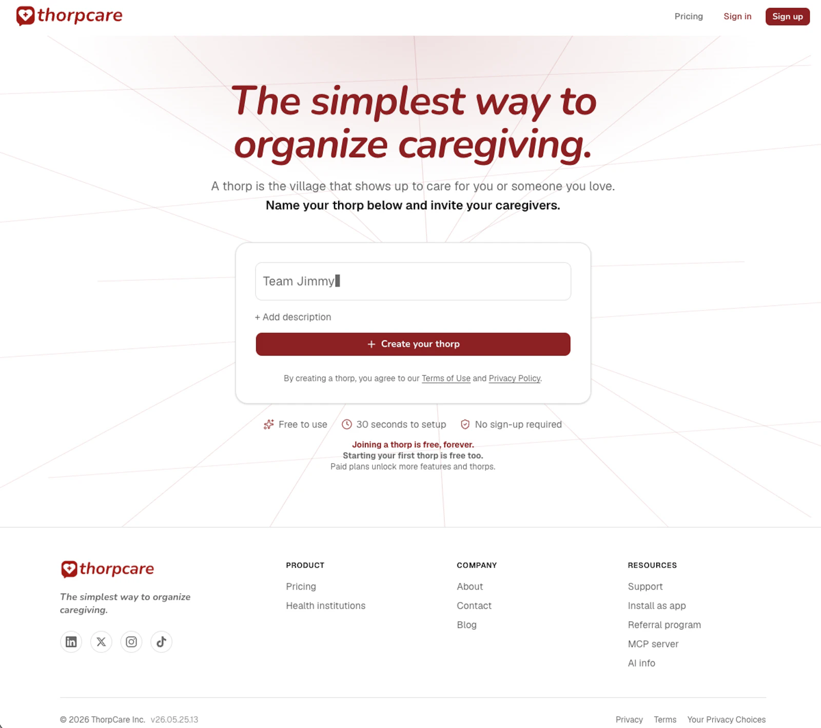 ThorpCare screenshot 2
