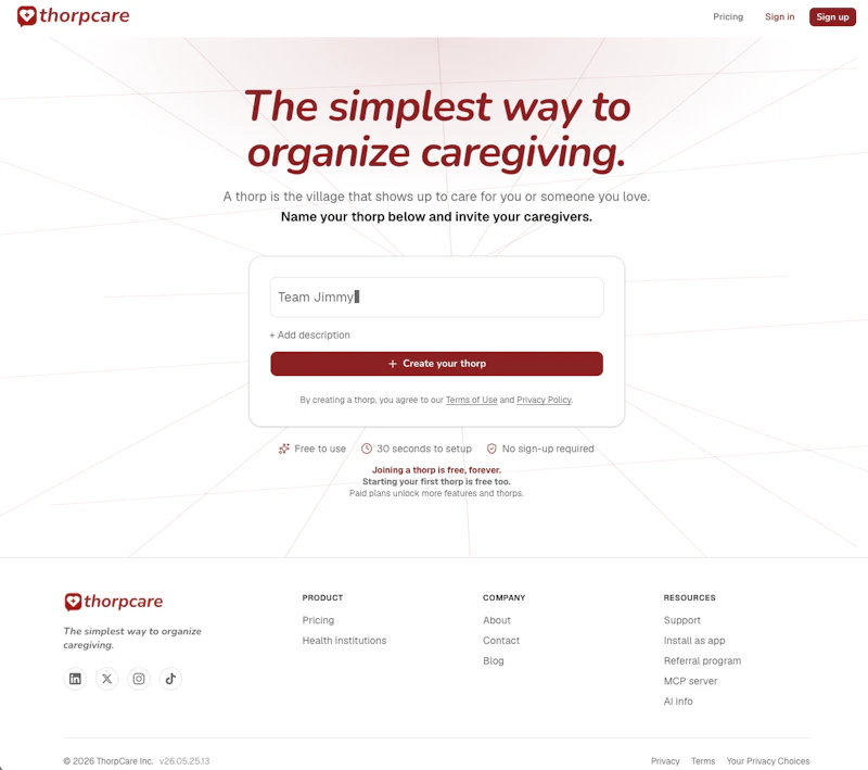 ThorpCare screenshot 2