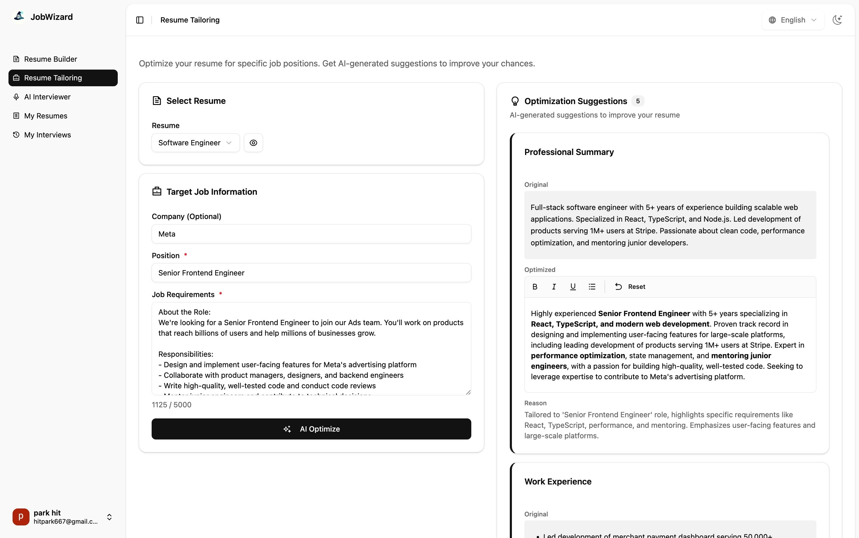 JobWizard gallery image