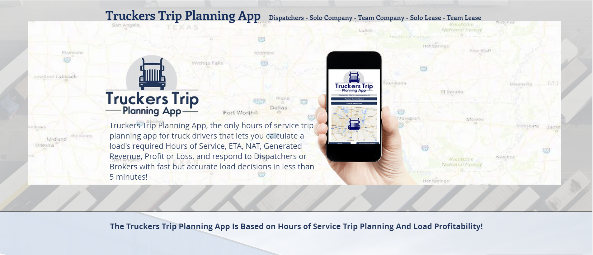 Truckers Trip Planning App gallery image