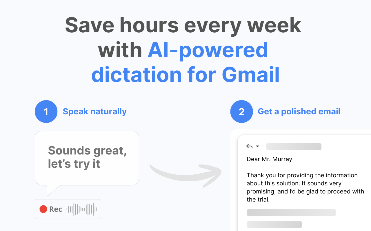 Speak2mail gallery image