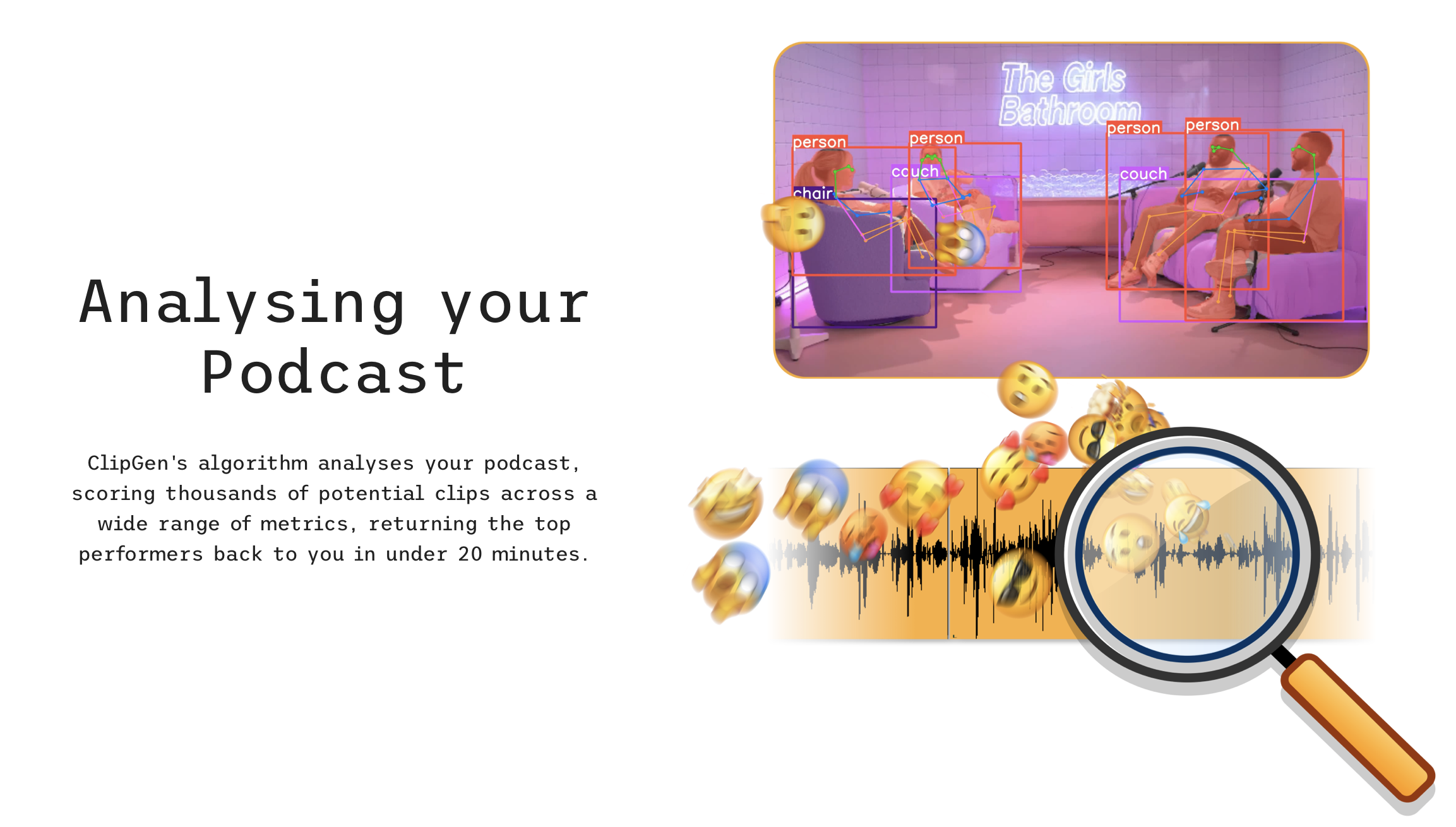 Clip - Podcasts in kurze Clips verwandeln Medien 3